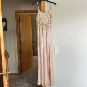 BCBG Metallic Maxi Dress